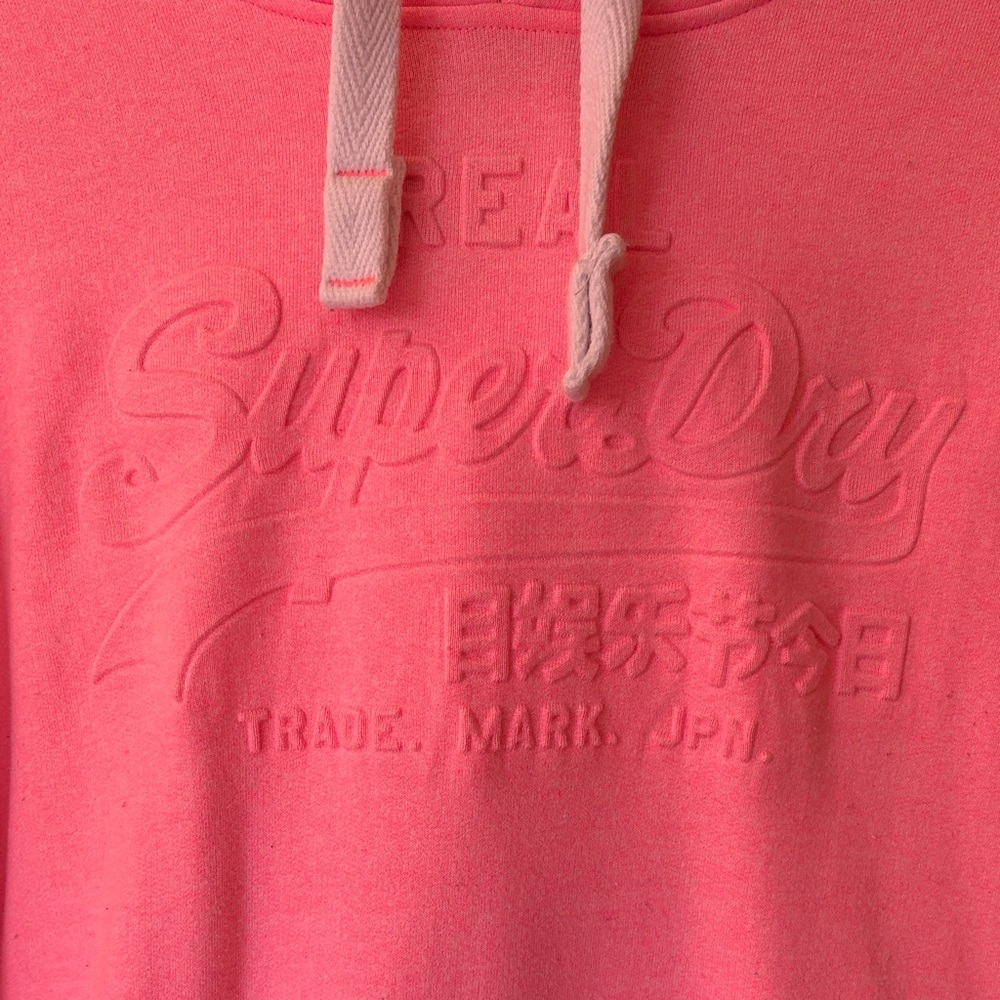 Superdry Women's Coral Hoodie Size M - Picture 2 of 4